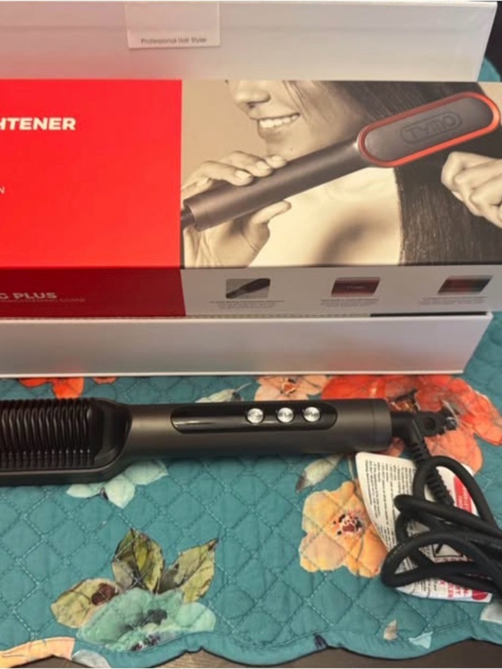 TYMO PROFESSIONAL TITANIUM  Hair Straightening Brush COMB